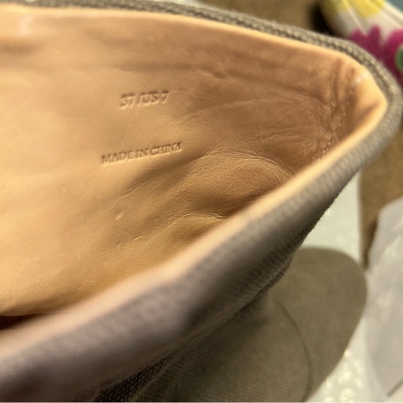 Rag & Bone Newbury Canvas Ankle Booties Natural color Size 37 us size 7 boots - Picture 7 of 7